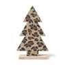 Kerstboom luipaard - Bruin - 26 cm